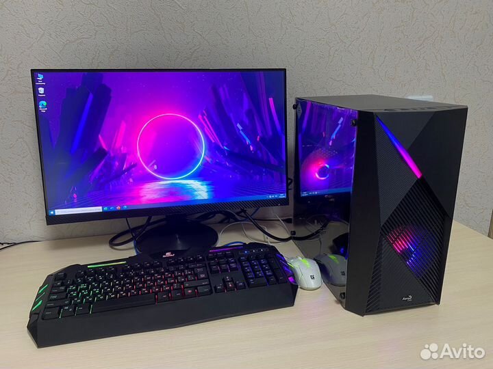 Игровой компьютер ryzen 5/gtx1660 super 6gb/ 16 gb