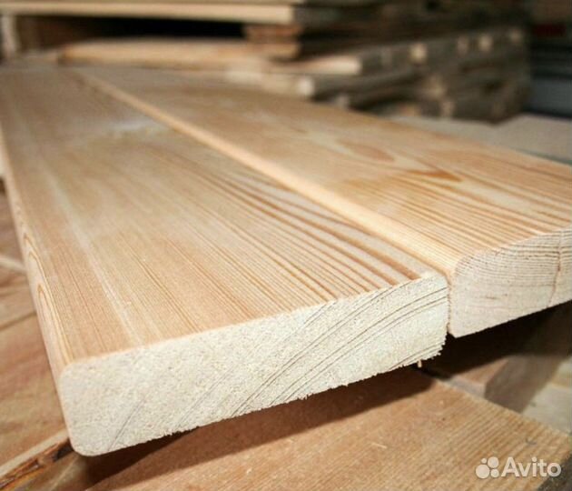 Доска лиственница сухая строганная
