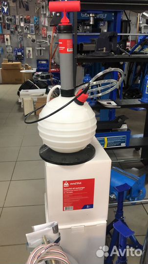 Устройство для откачки масла, 6Л, ручное 130-10006