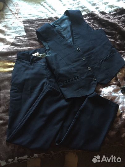 Школьный костюм для мальчика 140 синий
