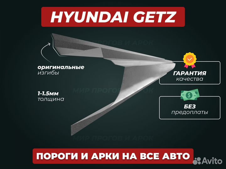 Пороги Kia Sorento ремонтные кузовные