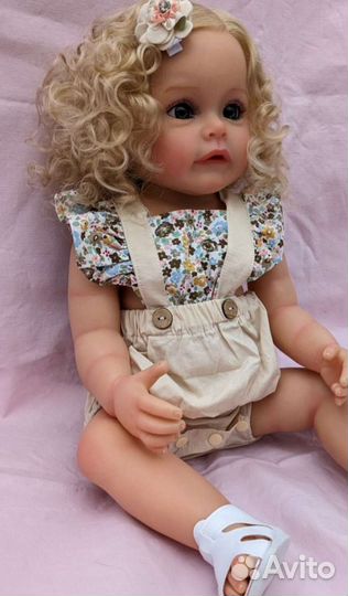 Кукла реборн 55 см(можно купать)