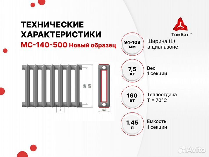 Чугунные Батареи Радиаторы Отопления мс нвс