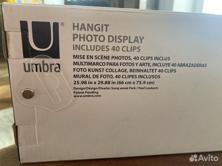 Настенное панно для фотографий Umbra