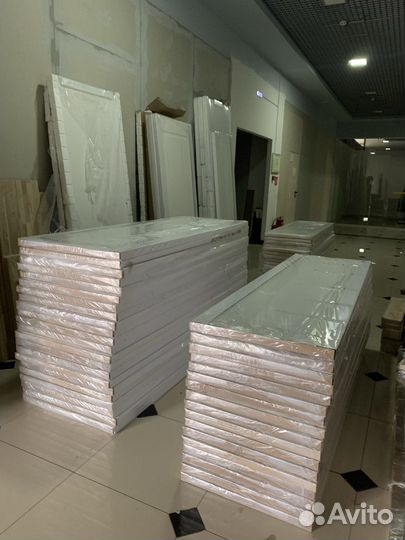 Двери межкомнатные белые