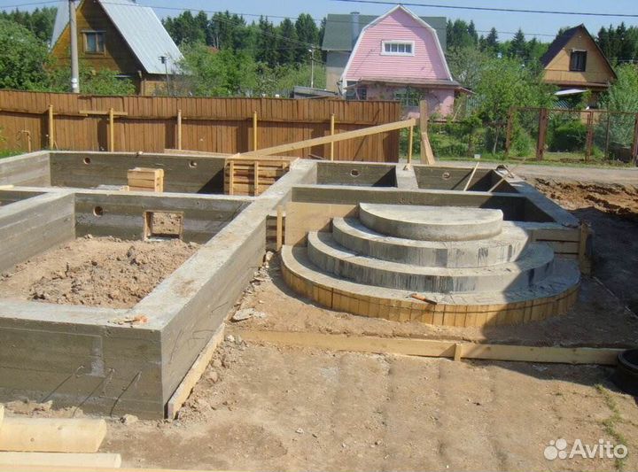 Фундамент - Отмостка - Бетонные работы под ключ