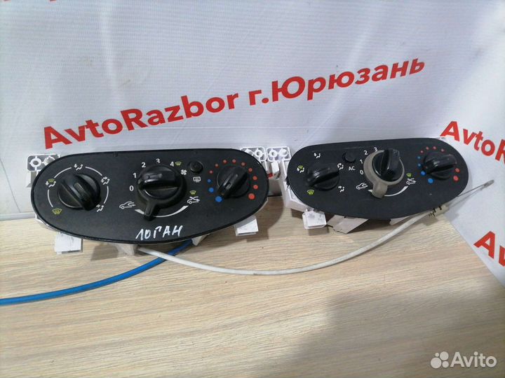 Блок управления печкой Renault Logan