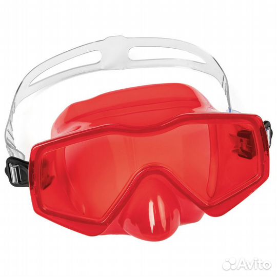 Маска для плавания Aqua Prime красная