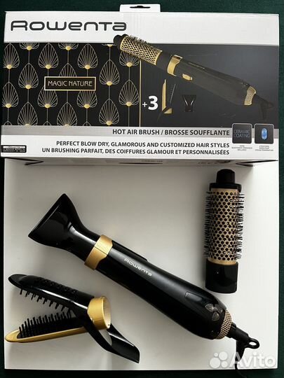 Фен щетка rowenta
