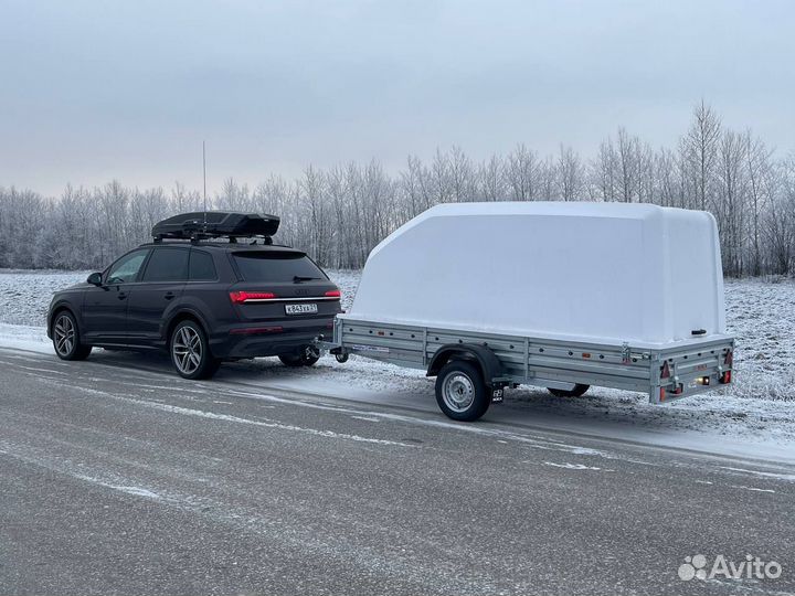 Прицеп для снегохода. Кузов 3,43м на 1,52м.Рассроч