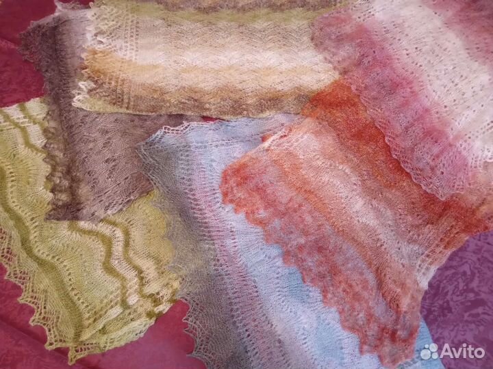 Шарфы и палантины, пуховые