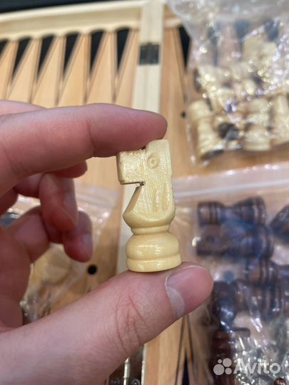 Шахматы 3 в 1 шашки нарды