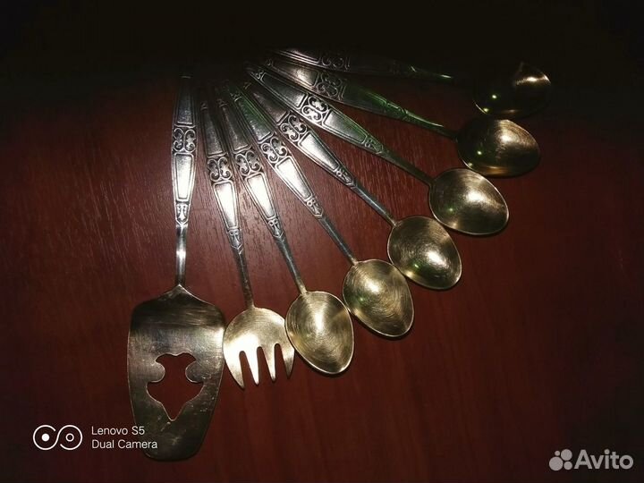 Десертный набор - Мельхиор