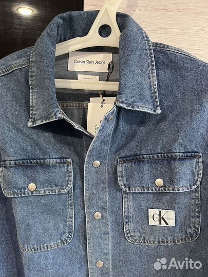 Джинсовая рубашка calvin klein jeans