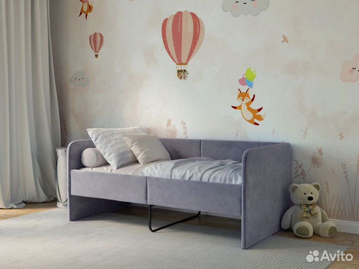 Детская кровать от 3 лет с бортиками