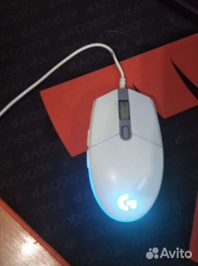 Игровая мышь logitech g102 белая