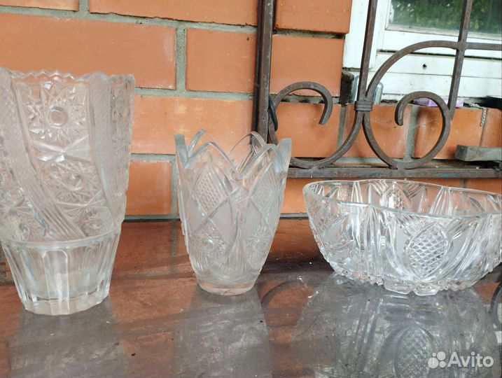 Ваза хрустальная СССР