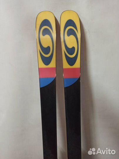 Горные лыжи 175см + ботинки 44р