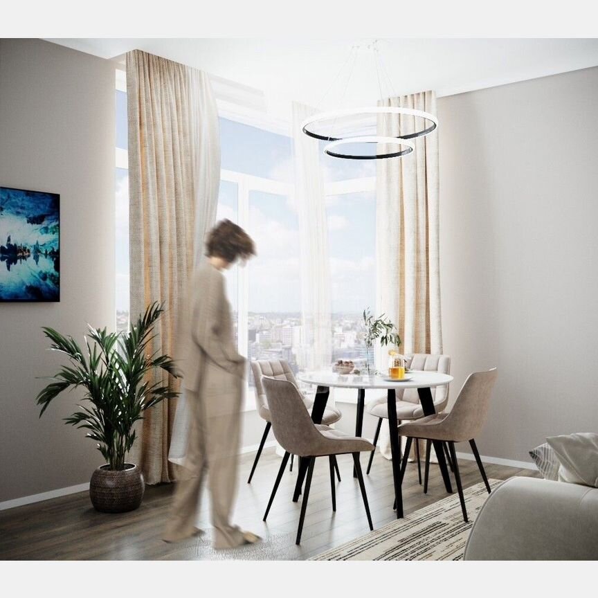 1-к. квартира, 44,5 м², 4/8 эт.