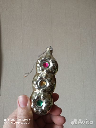 Елочная игрушка светофор СССР