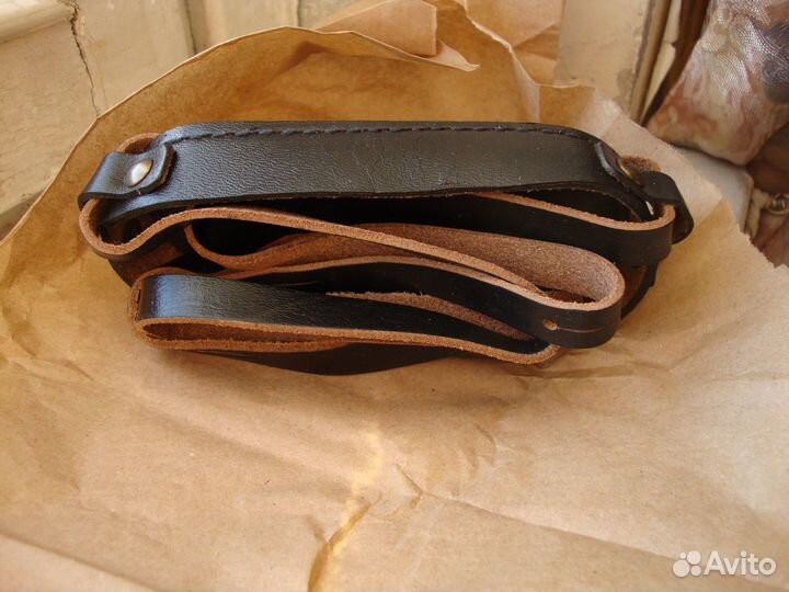 Ремешок кожаный для кофра бинокля комз СССР