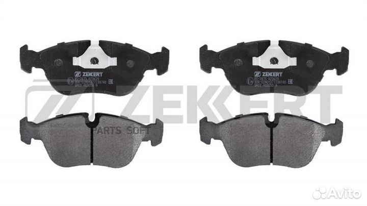 Zekkert BS-2875 Колодки торм. диск. передн. Volvo 850 91- C70 97- S70 96- V70 95