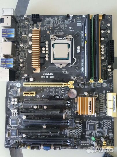 Процессор i7 4770k+Asus p9dwd+ddr3 24Gb