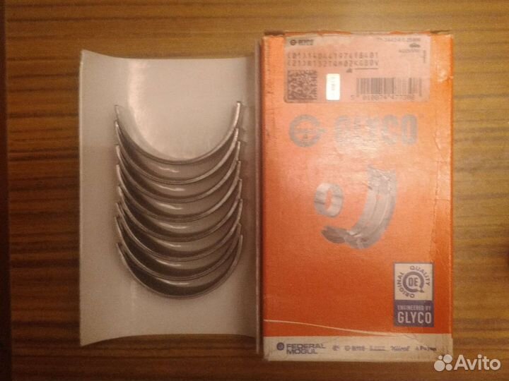 Вкладыши шатунные audi volkswagen