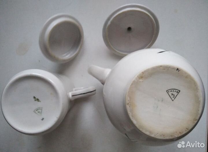 Кувшин и кружка Старая гжель СССР