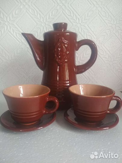 Глиняный кувшин чайник бутылки из СССР