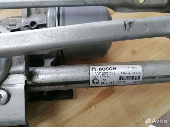 Трапеция дворников skoda octavia a7