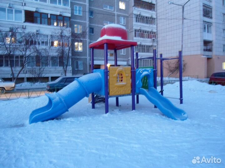 Детская игровая площадка уличная и качели