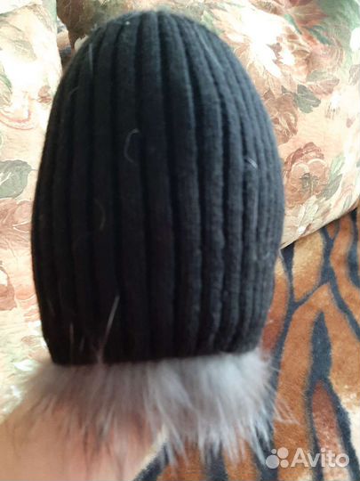 Шапка женская из 100 натурального меха лисы