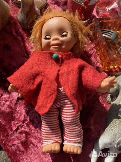 Кукла Гдр слоник плюшевый мягкая игрушка