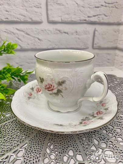 Чашка с блюдцем 