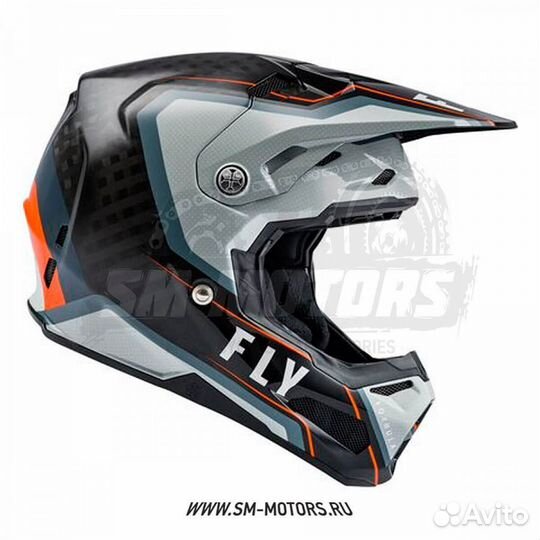 Шлем кроссовый FLY racing formula carbon Axon