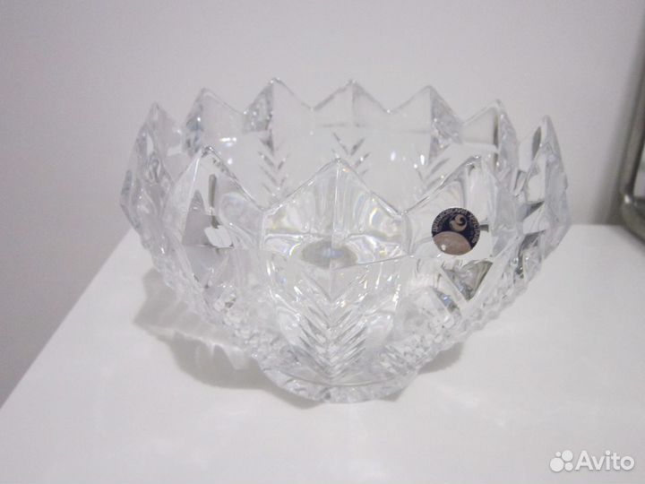 Ваза хрустальная дятьковский хрусталь