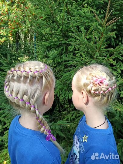 Косы, брейды, афрокосы, SE и DE косы, афрорезинки