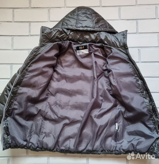 Тёплая куртка для девочки 140 размер