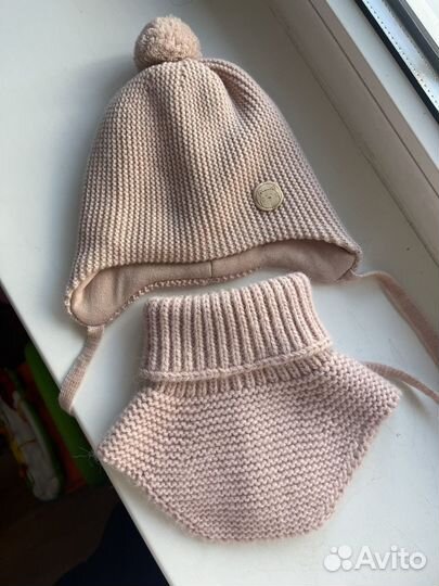 Комплект шапка, шарф