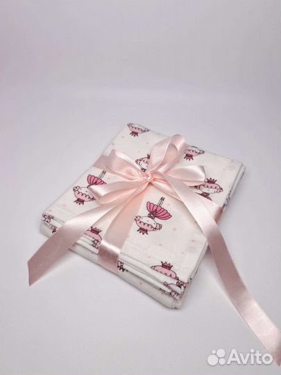 Набор в кроватку новорожденного для девочки новый