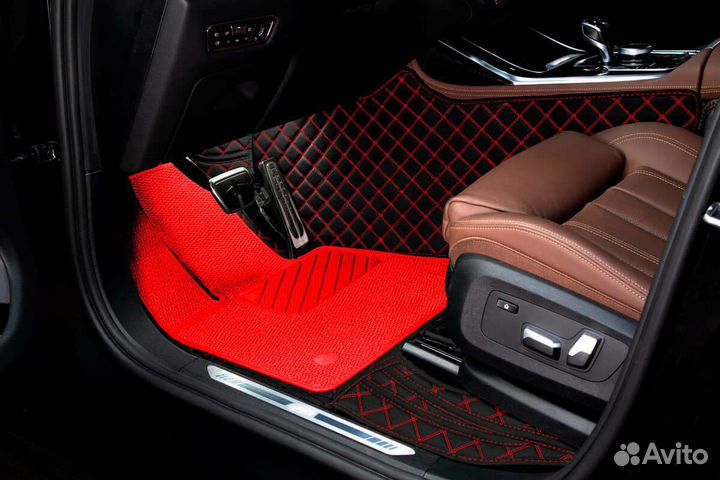 3D Коврики Range Rover Салон Багажник из Экокожи