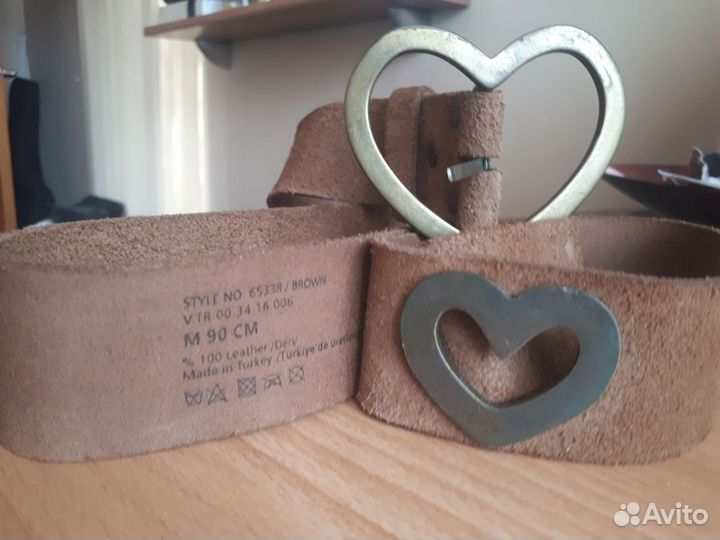 Ремень женский кожаный новый