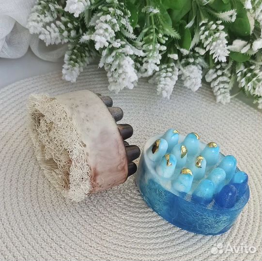 Массажное мыло с люфой