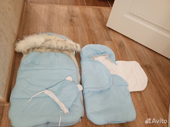 Зимний кокон на выписку для новорождённых