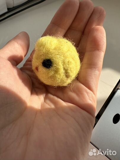 Игрушка ручной работы сухое валяние