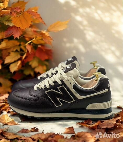 New Balance 574 кожаные