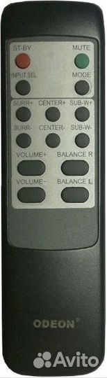 Пульт аналог Odeon AV-100, AV-300 v.2