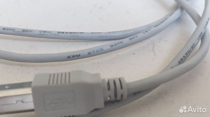 Кабель Usb A to Usb B