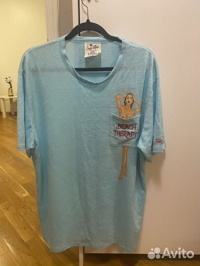 Футболка mc2 saint barth лен